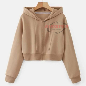 Sweat-shirt pour femme personnalisé, nouvelle arrivée, design avec poche, qualité professionnelle, prix de gros - Product Image 1