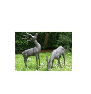 Elegante Escultura Moderna de animales de hierro de conejo, hermosa decoración rústica Vintage para Patio y jardín para pasarelas al aire libre, diseños de césped - Product Image 5