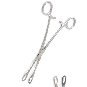 Pince éponge Foerster à bas prix Pince d'instruments chirurgicaux dentelés droits en acier inoxydable de qualité supérieure - Product Image 4