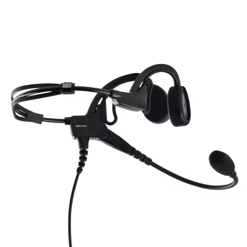 High Quality Audio Lightweight Temple Transducer Headset PMLN6759A 3.5mm Connector for XPR 3000 and 3000e Series