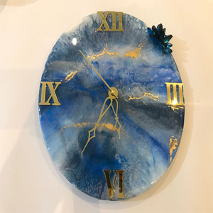 Đồng Hồ Treo Tường Nghệ Thuật Tùy Chỉnh Bằng Nhựa Đồng Hồ Tác Phẩm Nghệ Thuật Đẹp Thủ Công Đồng Hồ Treo Tường Nghệ Thuật Thủ Công Không Có Kính Cho Nhà Bếp Gia Đình - Product Image 5