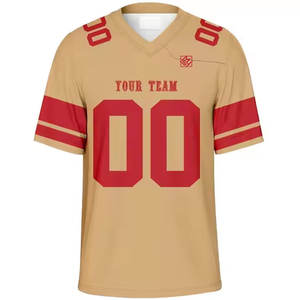 Gran oferta, precio barato, camiseta de fútbol americano personalizada, camisetas de fútbol completamente personalizadas, camiseta americana para adultos - Product Image 1