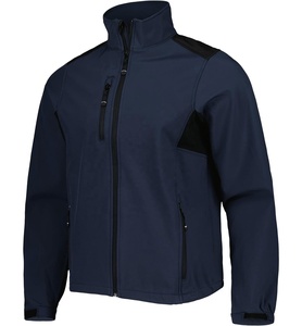 Custom New Design <b>Men's</b> <b>Soft</b> <b>Shell</b> Outdoor Fleece <b>Jacket</b> Waterproof Breathable Zipper Closure Windproof Feature Printed Pattern - Product Image 6