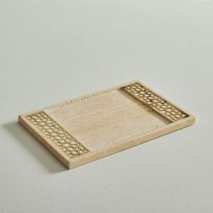 Eid Ramadan Bandeja de madera marrón Boho Ramadan Bandeja de madera para servir Buena elección Platos para decoración de mesa de Vietnam - Product Image 2