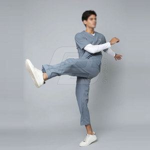 Conjunto de Uniforme Médico Elástico para Hombre, Estilo Moderno 2026, Ropa de Hospital, Uniforme Cómodo y Elegante para Enfermeros y Doctores - Product Image 6