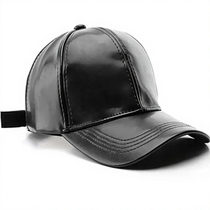 Gorra de Béisbol de Cuero de Alta Calidad en Oferta, Diseño Personalizado, Transpirable, Impermeable, Unisex, para Adultos, Cómoda para el Verano, con Detalles Metálicos - Product Image 1