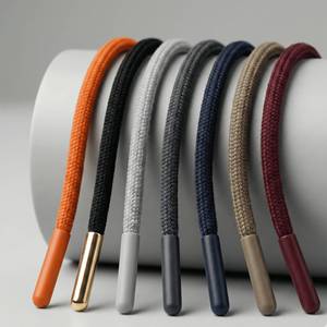 Custom Logo Hoodie Drawcord High Tenacity Braided Twisted 3 Strand Garment Apparel <b>Cord</b> Manufacturer Supplier - Product Image 3