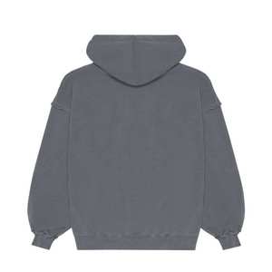 Sudadera con cremallera personalizada, jersey con cremallera y hombros caídos, sudaderas con capucha de algodón para mujer - Product Image 2