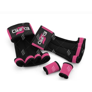 Guantes de Gimnasio Personalizados OEM para Levantamiento de Pesas, Hechos de Neopreno Transpirable, con Acolchado, Soporte para Muñeca, Agarre Fuerte, Medios Dedos - Product Image 4