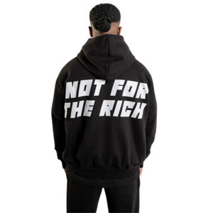 เสื้อฮู้ด380 GSM ทรงโอเวอร์ไซส์พิมพ์ลายหน้าและหลัง80% เสื้อสวมหัวผ้าคอตตอน20% โพลีเอสเตอร์สตรีทแวร์ผลิตจากผู้ผลิต - Product Image 4