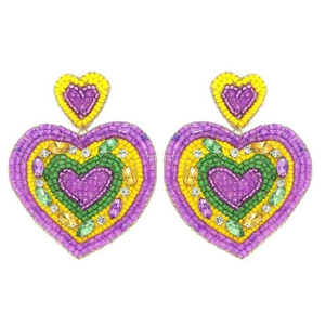 Pendiente de diseño de pájaro bordado con cuentas de joyería elegante elaborado con ternura Premium y aspecto elegante de lujo artesanal de la India - Product Image 2