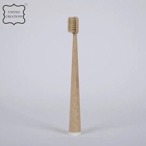 แปรงสีฟันไม้ไผ่ดีไซน์ใหม่ ขนแปรงทำจากขนหมูป่า วัสดุไม้ ผลิตตามแบบ OEM เป็นมิตรกับสิ่งแวดล้อม แปรงสีฟันไม้ไผ่ธรรมชาติ 100% สำหรับผู้ใหญ่ - Product Image 4
