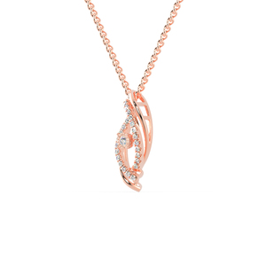 Pendentif en diamant VS1-VS2 marquise sculptée Bijoux personnalisés pour femmes pour cadeaux d'anniversaire - Product Image 2