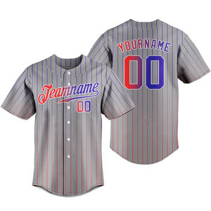 Maillot de baseball unisexe de qualité supérieure, respirant, 100% polyester, imprimé par sublimation, col en V, logo personnalisé, nom de l'équipe, sports de plein air - Product Image 6