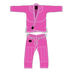 Uniforme de Jiu Jitsu Brasileño (BJJ) Personalizado para Entrenamiento de Artes Marciales, Elástico, 100% Algodón, con Logotipo Bordado, Transpirable, para Adultos - Product Image 4