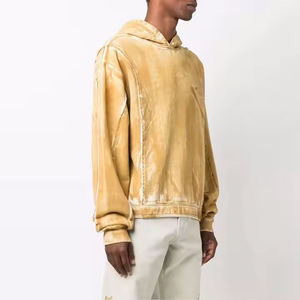 เสื้อมีฮู้ดกระเป๋าโอเวอร์ไซส์ผ้าฝ้าย100% 420กรัมทรงโอเวอร์ไซส์ผ้าฝ้ายติดโลโก้ที่ออกแบบได้ตามต้องการสำหรับฤดูหนาว - Product Image 2