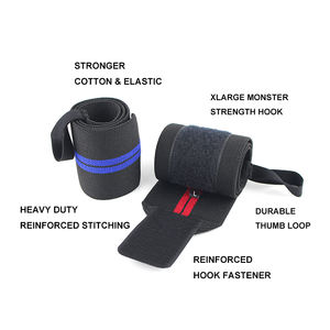 GAF personnalisé vente à chaud sangles de poignet d'haltérophilie support de poignet entraînement de gymnastique matériau élastique ceinture d'haltérophilie - Product Image 4