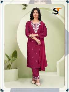 Kurtis indiens ethniques de qualité supérieure Styles longs courts et une ligne en gros pour l'exportation disponibles à la quantité en vrac - Product Image 6