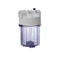 Boîtier transparent de filtre à eau de 5 pouces