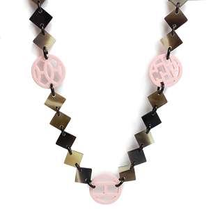 Collar de cuerno de búfalo lacado natural Muchos colores disponibles Collar de cuerno de búfalo natural Producto indio hecho a mano - Product Image 6