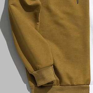 เสื้อสเวตเตอร์แฟชั่นมีฮู้ดสำหรับผู้ชาย, เสื้อสเวตเชิ้ตมีฮู้ดสีพื้นสวมใส่ได้ทุกวันสำหรับฤดูใบไม้ร่วงและฤดูใบไม้ผลิ - Product Image 6