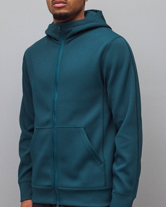 Vêtements de sport de luxe coupe moderne poignets élastiques sweat à capuche respirant pour hommes confortable Premium hiver Streetwear coupe moderne hommes à capuche - Product Image 4