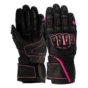 Diseño personalizado Hombres Mujeres Guantes de carreras de dedo completo Guantes de cuero a prueba de viento para motocicleta Protección de nudillos para motocicleta - Product Image 5