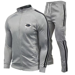 Nouveauté 2025 Survêtements d'hiver à capuche unis avec logo personnalisé par sublimation, ensemble deux pièces unisexe, ensembles de survêtements assortis avec cordon de serrage - Product Image 2