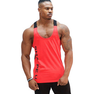 เสื้อกล้ามเพาะกายสำหรับผู้ชาย,เสื้อแขนกุดไม่มีแขนเสื้อกล้ามสำหรับเพาะกายเลือกแบบได้ตามต้องการสินค้าปี2020 - Product Image 4