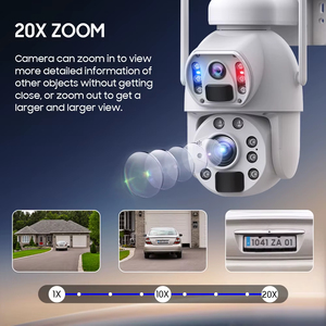 Système de caméra de sécurité Énergie solaire Réseau 4G Caméra <span class=keywords><strong>IP</strong></span> intelligente PTZ sans fil Détection humaine Extérieur CMOS <span class=keywords><strong>Cloud</strong></span> 1080P IP66 - Product Image 3