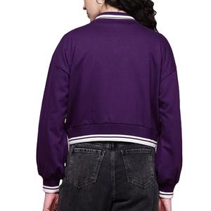 2025 nuevas chaquetas universitarias para mujer con manga de cuero colección de invierno ropa de calle para mujer chaqueta universitaria de alta calidad - Product Image 2