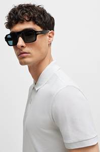 Golf pour hommes à séchage rapide pour Polo T-shirt Couleur blanche unie Vêtements de golf confortables et élégants - Product Image 2