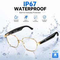 Gafas Inteligentes Personalizadas con IA, Traducción en Tiempo Real, Asistente de Voz, Reducción de Ruido, Resistencia al Agua IP67, Cámara Dual, Carga Magnética