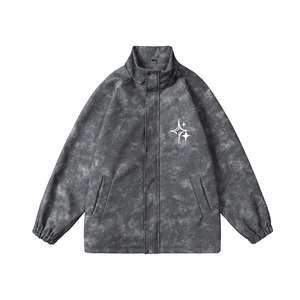 Chaqueta de cuero genuino con cuello vuelto para hombre, chaqueta con cremallera extraíble cuádruple para broche, hombre, mujer, pareja, lona de gran tamaño, impermeable - Product Image 1