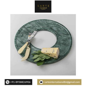 Tendance maintenant plateau de service en marbre naturel plateau de luxe fait à la main Design unique moderne pour salle à manger maison hôtel décor en gros - Product Image 2