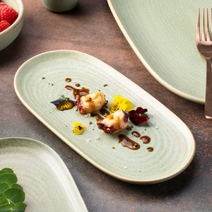 YAYU Fabricante de Vajilla de Gres Personalizada, Vajilla de Porcelana Verde Nórdica, Platos de Cerámica para Ensaladas para Restaurantes, Servicios de Catering Comercial y Bares - Product Image 5