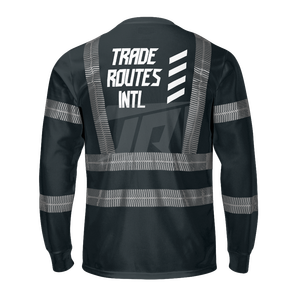 Ensemble de vêtements de travail industriels confortables et durables bavoir en polyester imperméable et chemise boutonnée avec col rond Logo personnalisé - Product Image 3