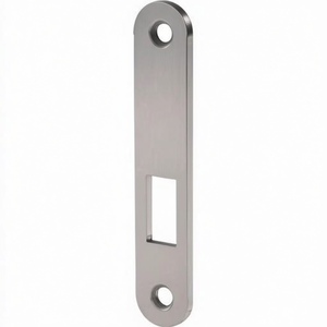 Silver S413 Steel Strike <b>Plate</b> 20mm Width X 105mm Length with Rounded DIN Left/Right BKS for <b>Door</b> Plating - Product Image 3