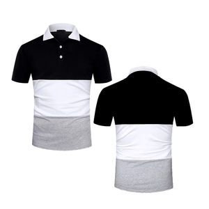 Nouveau design de polo de haute qualité pour hommes avec logo personnalisé motif uni écologique tricoté pour la vente en gros - Product Image 1