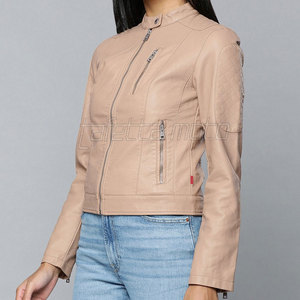 Blouson en cuir pour moto pour femme coupe-vent, blouson en cuir pour moto pour femme très vendu - Product Image 2