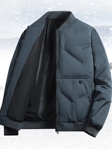 Blouson aviateur en cuir de haute qualité pour hommes fabricant OEM logo personnalisé veste universitaire hiver Letterman broderie de haute qualité - Product Image 5