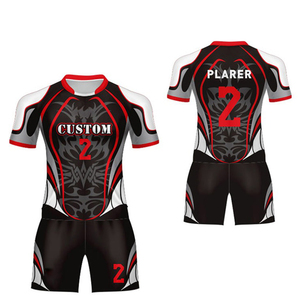 Chemises de rugby 100% coton de qualité supérieure-Couleurs/tailles personnalisables confortables et respirantes à séchage rapide Prix bas pour adultes unisexes - Product Image 6