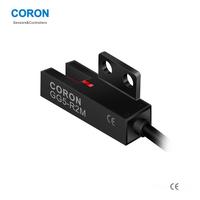 Capteur photoélectrique CORON GG5 à micro-fente optique, interrupteur NPN PNP, LED infrarouge, fil de connexion, distance de détection 5 mm, IEC