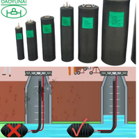 Bouchon de tuyau gonflable en caoutchouc, calfeutres de canalisation, coussin d'air pour réhabilitation de canalisations CIPP, essai de pression sans tranchée