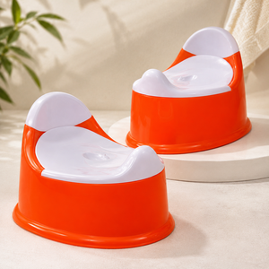 Inodoro de Entrenamiento para Niños Pequeños de Plástico Reutilizable con Respaldo, Silla de Inodoro Portátil para Bebés y Niños para Uso Doméstico y de Viaje - Product Image 2