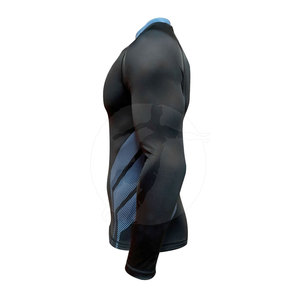 Rashguard de MMA para Hombre Más Vendido - Logotipo y Diseño Personalizados, Material de Spandex/Poliéster, Alta Calidad, Venta al Por Mayor - Product Image 3