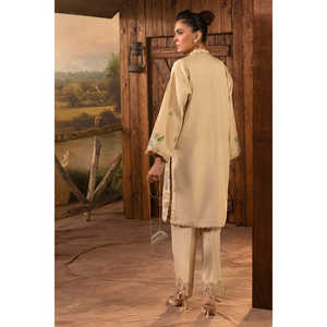 Traje Karandi Bordado de 2 Piezas para Mujer con Borde de Organza AT-52001 - Product Image 1