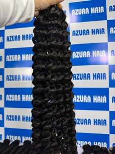 Wholesale price at Virgin Remy factory for natural black, Vietnamese, handcrafted, curly, soft waves, smooth, machine-made, doub - Product Image 4