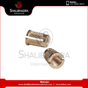 น็อตแบบสอดขยายมีปุ่มทำจากทองเหลืองขัดเงาผลิตในอินเดีย - Product Image 6