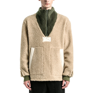 Sweat-shirt à col roulé en coton épais personnalisé de haute qualité pour hommes coupe régulière poids lourd hiver vente en gros personnalisable brodé - Product Image 3